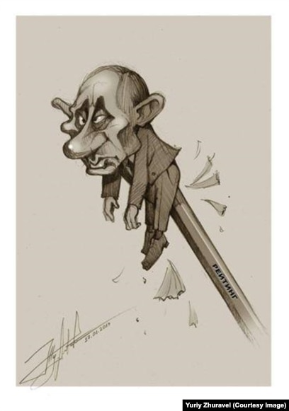 Afbeeldingsresultaat voor карикатуры на путина