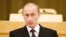 President Vladimir Putin delivering his state-of-the-nation address on May 10