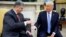 Петро Порошенко та Дональд Трамп в Овальному кабінеті Білого дому. Вашингтон, 20 червня 2017 року