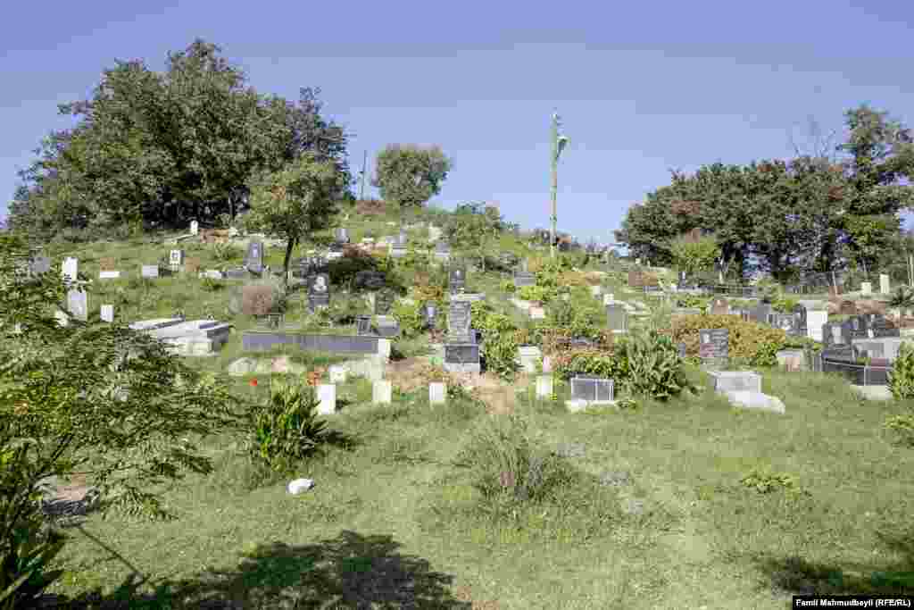 The graveyard in the village of Ambaran.