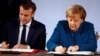 Angela Merkel și Emmanuel Macron