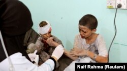 Пацярпелыя ад авіяўдару 9 жніўня 2018