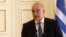Greek Foreign Minister Nikos Dendias (file photo)