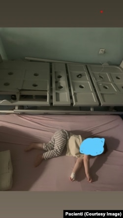 Pacienti 2-vjeçar, i shtrirë në Klinikën e Pedatrisë, në fund të qershorit.