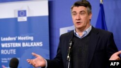 Foerm Croatian Prime Minister and Social Democratic Party leader Zoran Milanovic did his best to pour cold water on the spy affair. (file photo)