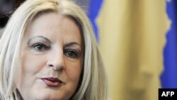 Edita Tahiri, zëvendëskryeministre dhe koordinatore e grupit negociator në dialogun Prishtinë - Beograd.