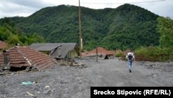 Topčić Polje nakon majske poplave koja je izazvala klizište