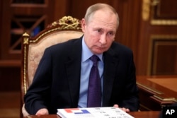 Президент Росії Володимир Путін у Москві, Росія, 30 грудня 2021 року