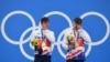 Британские прыгуны в воду Том Дейли и Мэтти Ли