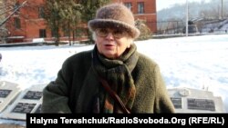 Ельжбета Ліхтман під час вшанування жертв Голокосту у Львові, 27 січня 2019 року