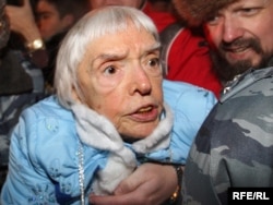 Veteran dissident Lyudmila Alekseyeva was detained at a 2009 rally.