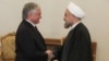 Iran - President Hassan Rouhani (R) meets with Armenian Foreign Minister Edward Nalbandian, Tehran, 5May2014.