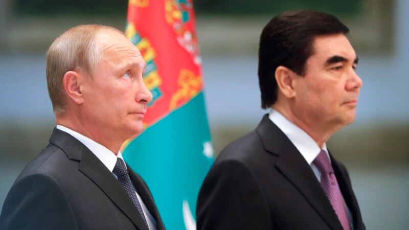 Türkmenistanyň prezidenti Putini prezidentlik saýlawlaryndaky ýeňişi bilen gutlady
