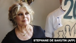 French actress turned animal rights activist Brigitte Bardot (file photo)