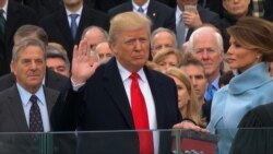 Дональд Трамп принимает присягу президента США. Вашингтон, 20 января 2017 года. 