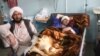 Afghan civilian injured in bomb blast in May 2021 receives medical treatment at a hospital in Herat.