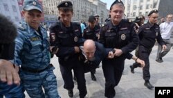 Затрыманьни падчас гей-прайду у Маскве