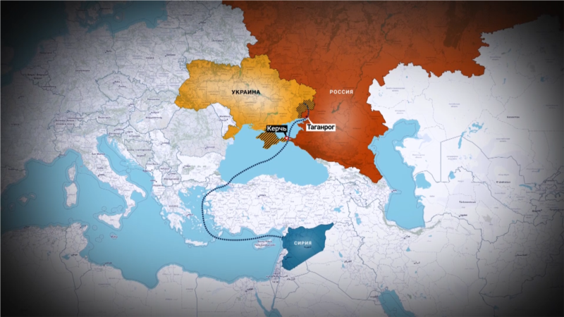 В Сирию через Крым и обратно: как боевики планируют сбывать товары с Донбасса
