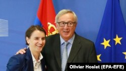 Premijerka Srbije Ana Brnabić i predsjednik EK Jean Claude Juncker