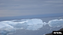 An arctic ice floe near Greenland (file photo)