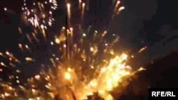 Самопроизвольный взрыв фейерверка в городе Петропавловске 6 июля 2009 года. 