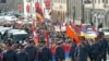 Armenia -- Thousands of opposition supporters demonstrate in Yerevan, 1 March 2010.