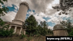 Крымская астрофизическая обсерватория в Научном, архивное фото