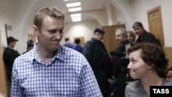 Алексей Навальный в Басманном суде Москвы (14 марта 2014 года)