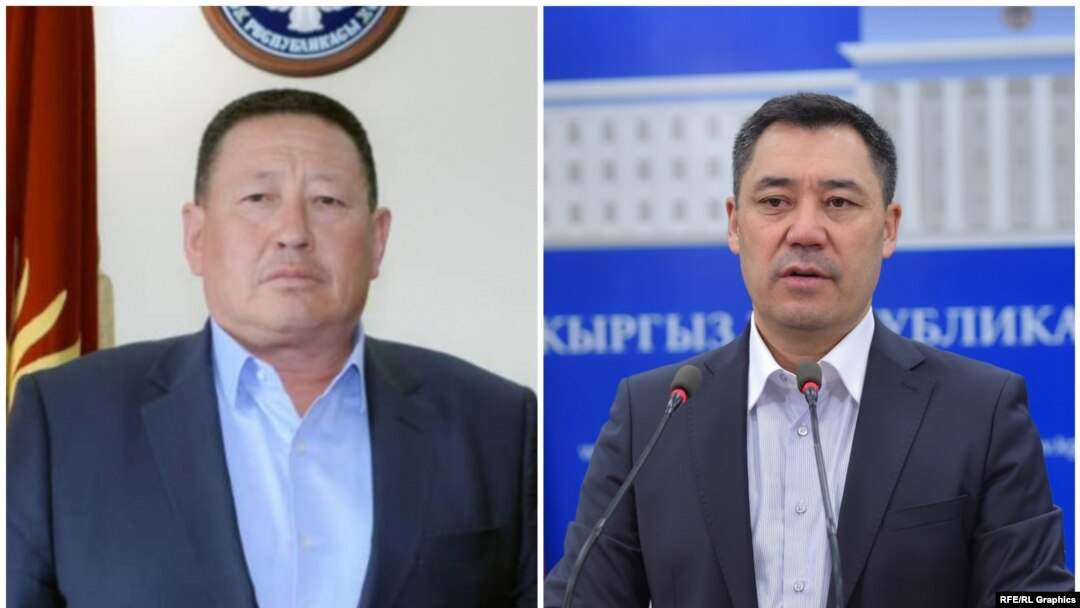 Турусбек Түмөнбаев жана Садыр Жапаров.
