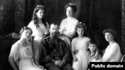 Последний царь России Николай Второй и его семья.