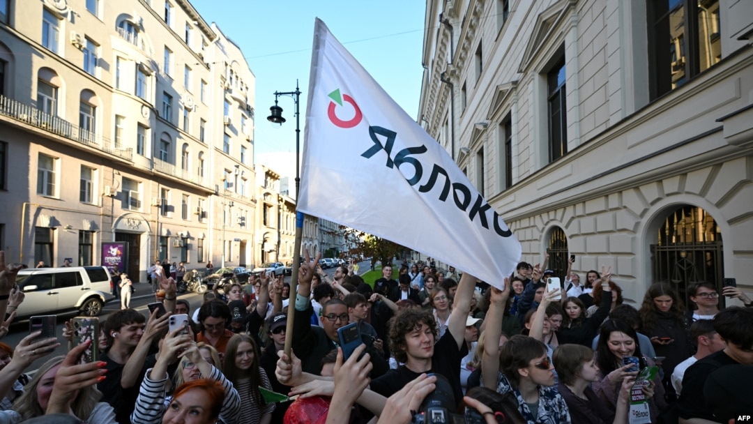 Russia's Supreme Court bars anti-war Yabloko party from September elections; Yavlinsky says 'This is not about the fate of Yabloko. This is about the fate of Russia'