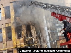 Наслідки російської атаки у Харкові 3 квітня 2026 року