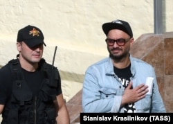 Кирилл Серебренников после решения о помещении его под домашний арест