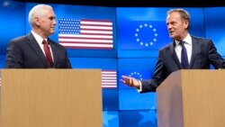 سفر مایک پنس به بروکسل؛ «آمریکا در پی تعمیق روابط با اتحادیه اروپاست»
