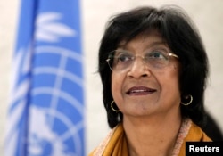Navi Pillay, the UN high commissioner for human rights