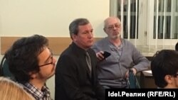 Председатель Общества русской культуры Михаил Щеглов (в центре)