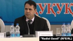 Представитель государственного комитета национальной безопасности Таджикистана Мухаммад Саидов. Душанбе, 26 ноября 2019 года.
