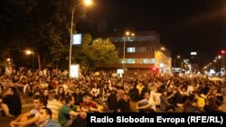 Протести против полициска бруталност на 10 јуни 2011 година.