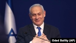 Premierul israelian Benjamin Netanyahu , martie 2020.