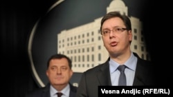 Milorad Dodik i Aleksandar Vučić, Beograd