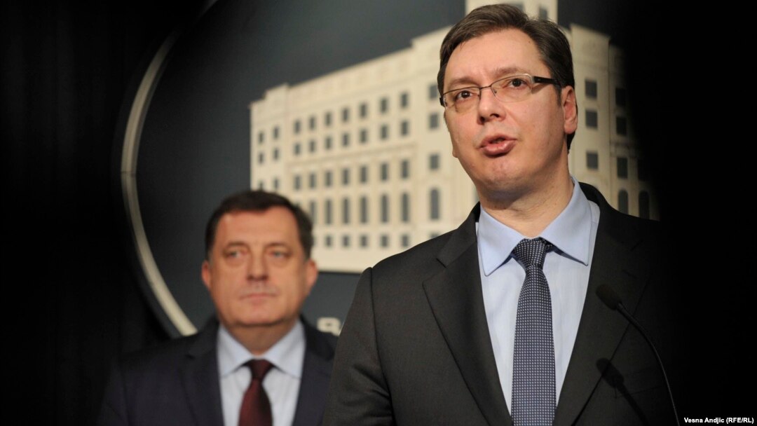Aleksandar Vučić i Milorad Dodik
