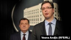 Manevarsko-taktički igrokaz: Milorad Dodik i Aleksandar Vučić