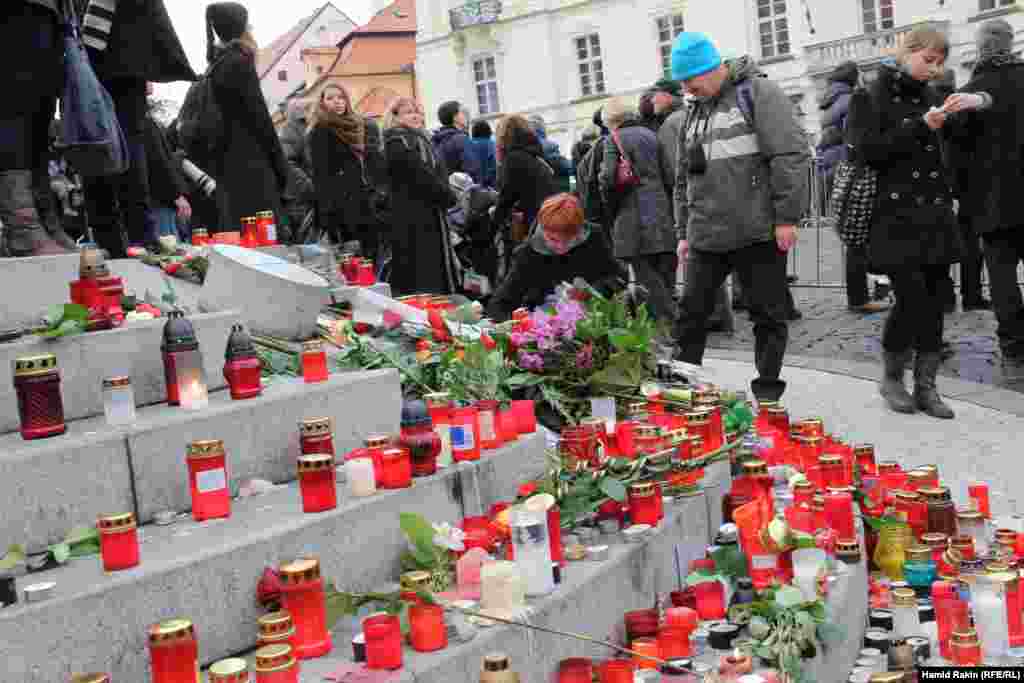 Pogrebna ceremonija za Vaclava Havela, Hradčani, 23. decembar 2011