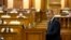 Ion Chicu addresses the parliament in Chisinau on November 14.