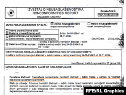 Izveštaj o povišenim koncentracijama teških metala u Topionici