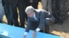 Armenia - President Serzh Sarkisian inaugurates a U.S.-funded water pumping facility in Tavush region, 31Aug2011.