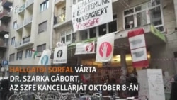 Videón, ahogy Szarka Gábor elment az SZFE-hez