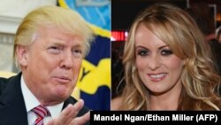 Președintele Donald Trump și actrița porno Stormy Daniels