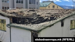 Објектот каде беше сместена дискотеката „Пулс“ каде во пожар загинаа 62 лица, 17 март 2025 г.