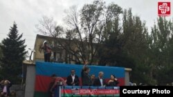 Акция протеста оппозиции в Баку, Азербайджан, 17 сентября 2016 года